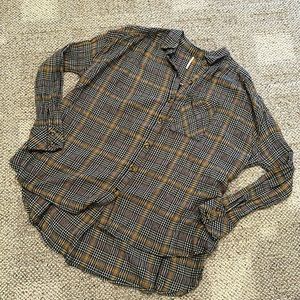 Free People plaid top, size XS!